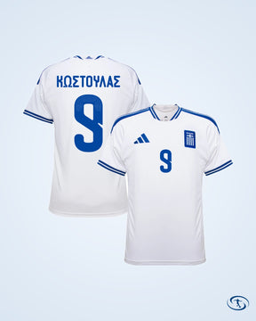 Greece Home Shirt 2026-2027 (Greek Alphabet Printing)
