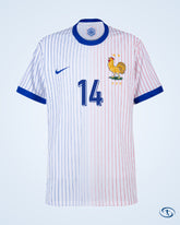 France Away Doue 14 Shirt 2024-2025 (Official Printing) - Men's | Sant Sport