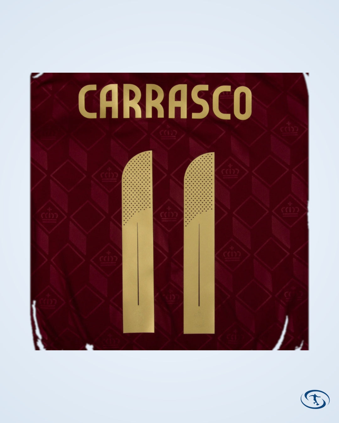 Belgium Home Carrasco 11 Jersey 2024-2025 (Official Printing) - Men's