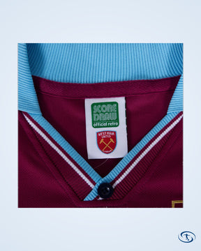 Score Draw West Ham Utd Home Retro Shirt 1999-2001 - Men's