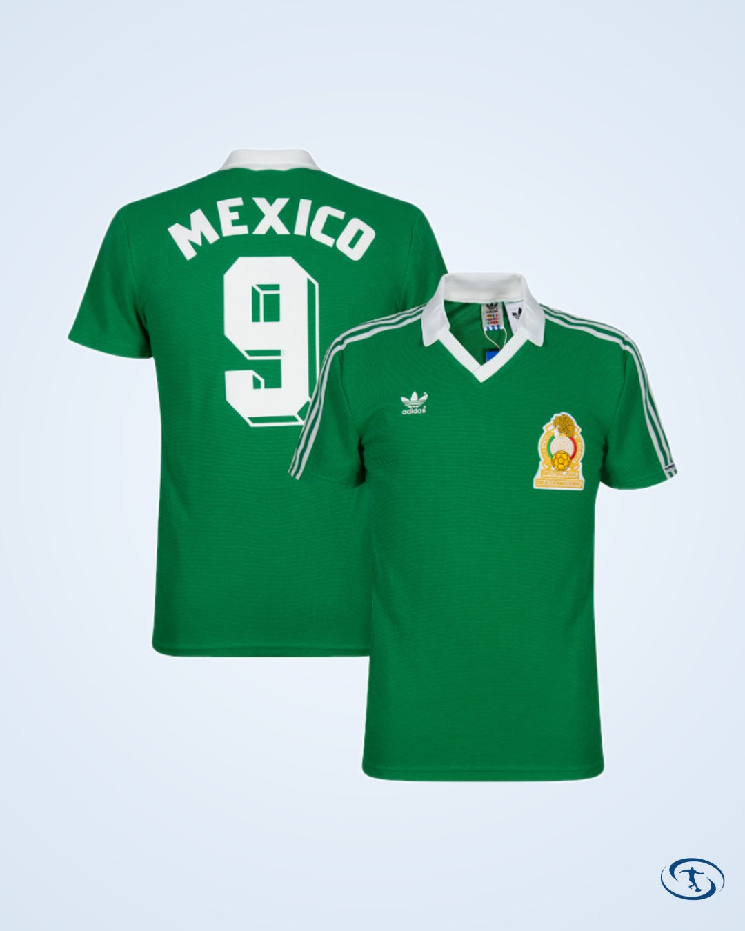 Mexico Home No.9 Shirt 1986 (Reissue) - Men's