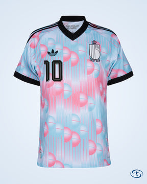 Belgium Authentic Away Hazard 10 Shirt 2026-2027 (Official Printing) - Men's | Sant Sport