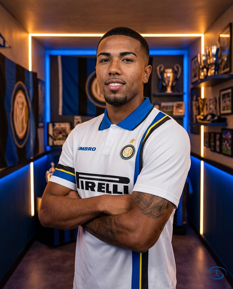 Camisa Inter de Milão 1997/1998 Retrô - Branco - Side View | Sant Sport