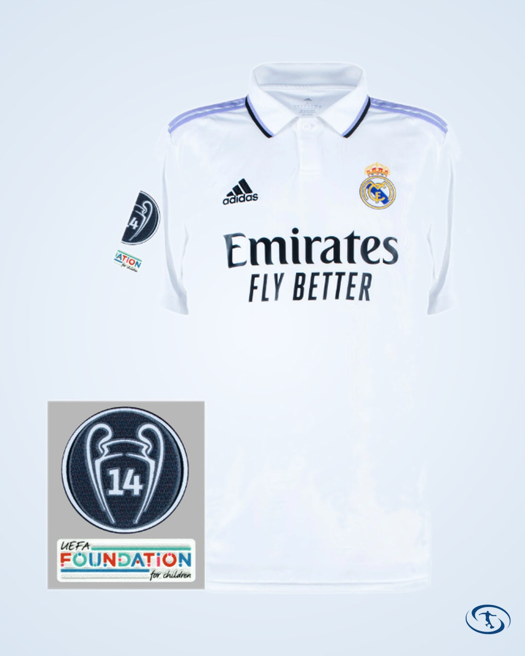 Real Madrid Home Benzema 9 Shirt 2022-2023 (Official Cup Printing) - Men's | Sant Sport