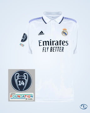 Real Madrid Home Benzema 9 Shirt 2022-2023 (Official Cup Printing) - Men's | Sant Sport