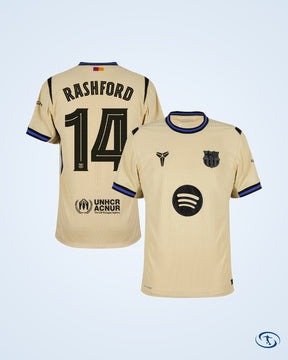 Barcelona Away Player Version Shirt 2025-2026 (Champions League) - Men's