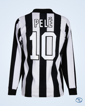 Santos FC Home Retro Dario 9 Shirt 1963 (Retro Flock Printing) - Men's