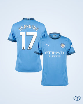 Camiseta Man City De Bruyne 17 Local 2024-2025 (Premier League) - Men's