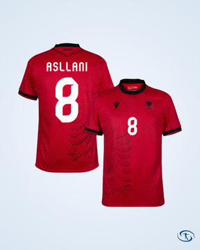 Albania Authentic Home Bajrami 10 Shirt 2026-2027 (Fan Style Printing) - Men's