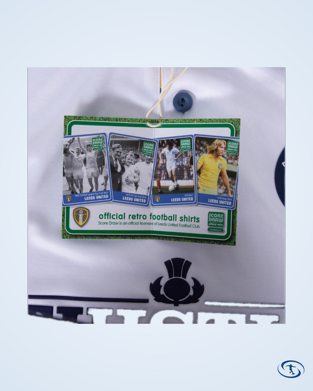 Score Draw Leeds United Home Retro Jersey 1993-1994 - Men's