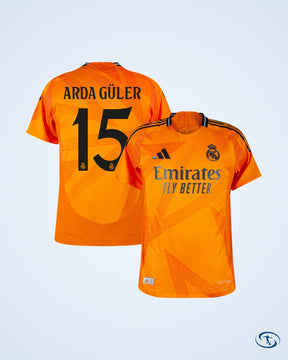 Real Madrid Authentic Player Number Away Shirt 2024-2025 (Official Printing) - Men's