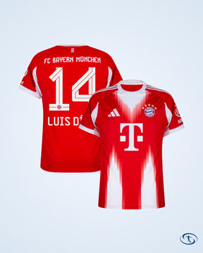 Bayern Munich Home Player Number Shirt 2025-2026 (Official Printing) - Men's
