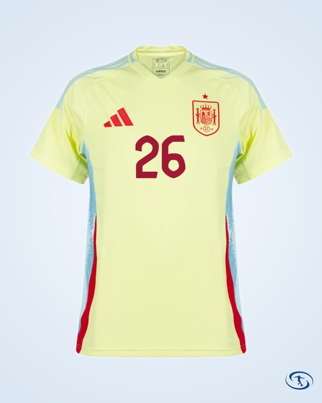 Spain Away Cubarsí 26 Shirt 2024-2025 (Official Printing) - Men's | Sant Sport
