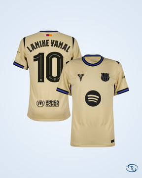 Barcelona x Kobe Away KIDS Lamine Yamal 10 Shirt 2025-2026 (Champions League) - Kids