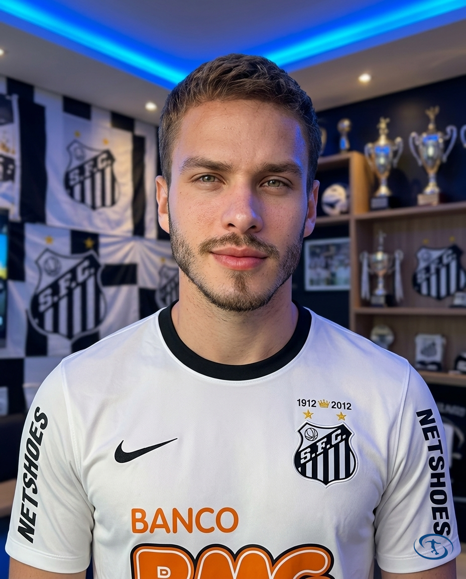 Santos Jersey Retro 2012/13 Nike Men's - White - Badge Close-Up | Sant Sport