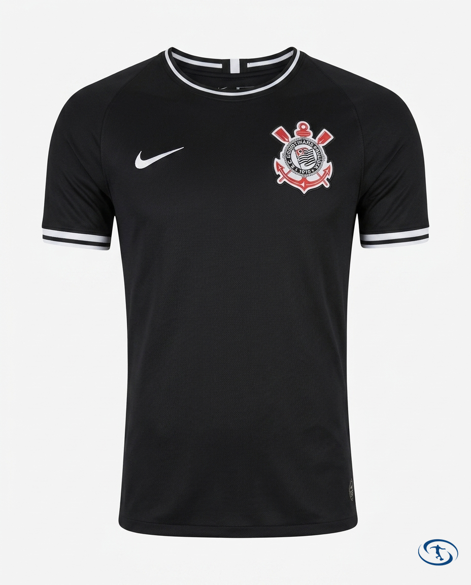 Corinthians Jersey Retro 2019 Nike - Men's Preto - Packshot | Sant Sport
