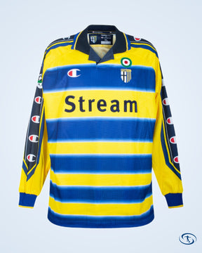 Champions Parma Home L/S Stanic 13 Shirt 1999-2000 (Kitroom Stock) - Size XL - Men's | Sant Sport