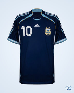 Argentina Reissue Away Riquelme 10 Shirt 2006 (Retro Flex Printing) - Men's | Sant Sport