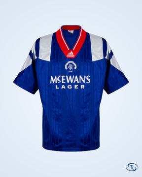 Rangers 1992-1994 Home Shirt - Size L - Men's