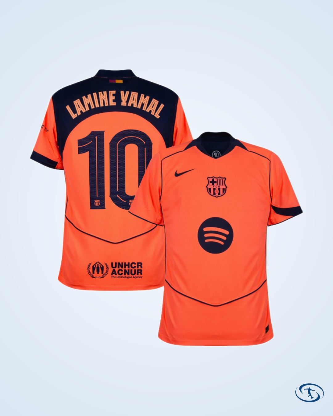 Barcelona 3rd Lewandowski 9 Shirt 2025-2026 (Champions League) - Men's