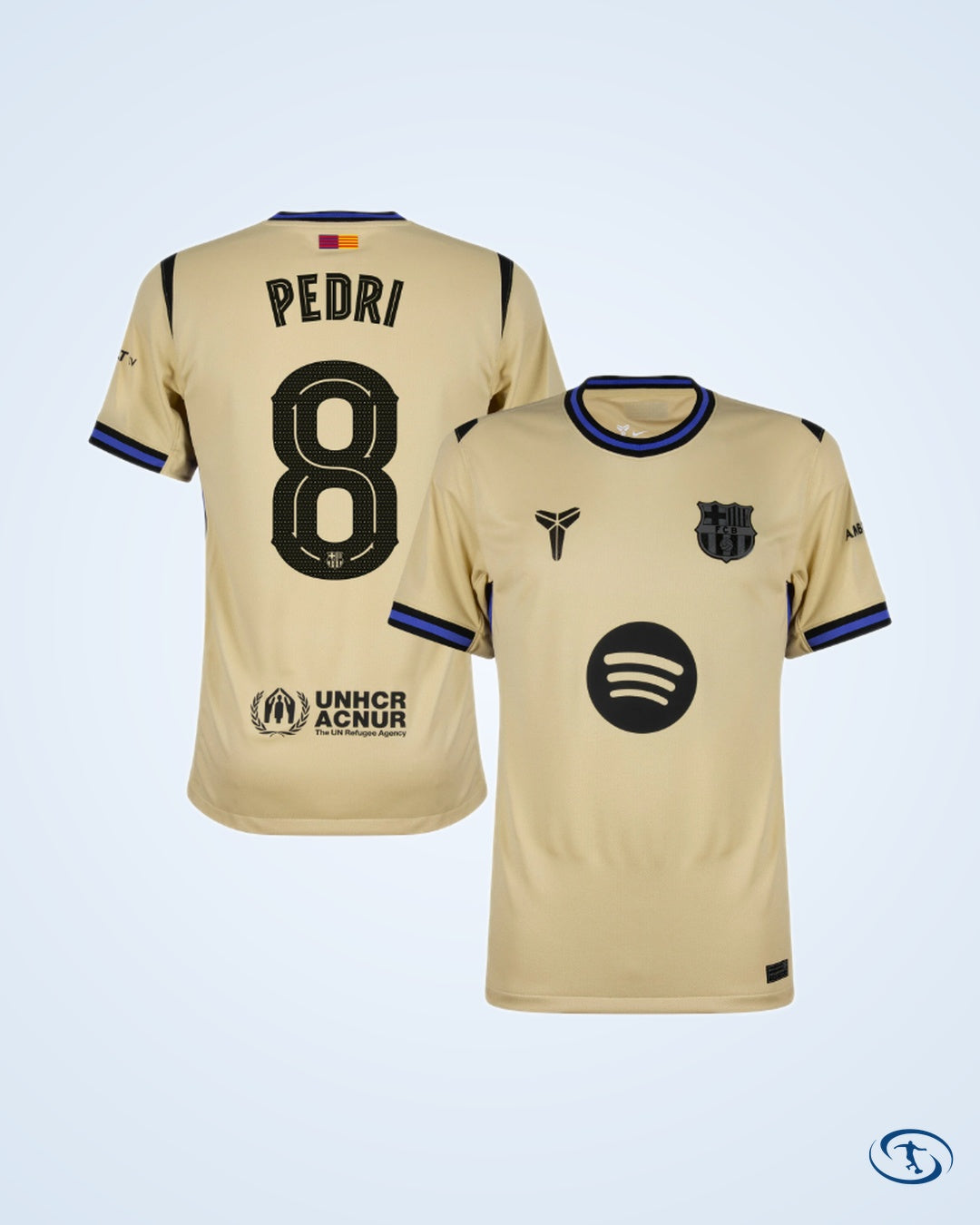 Barcelona Away Fan Version Shirt 2025-2026 (Champions League) - Men's