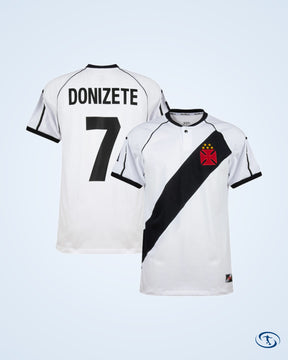 Vasco Da Gama Away Donizete 7 Retro Shirt 1998 (Retro Flex Printing) - Men's