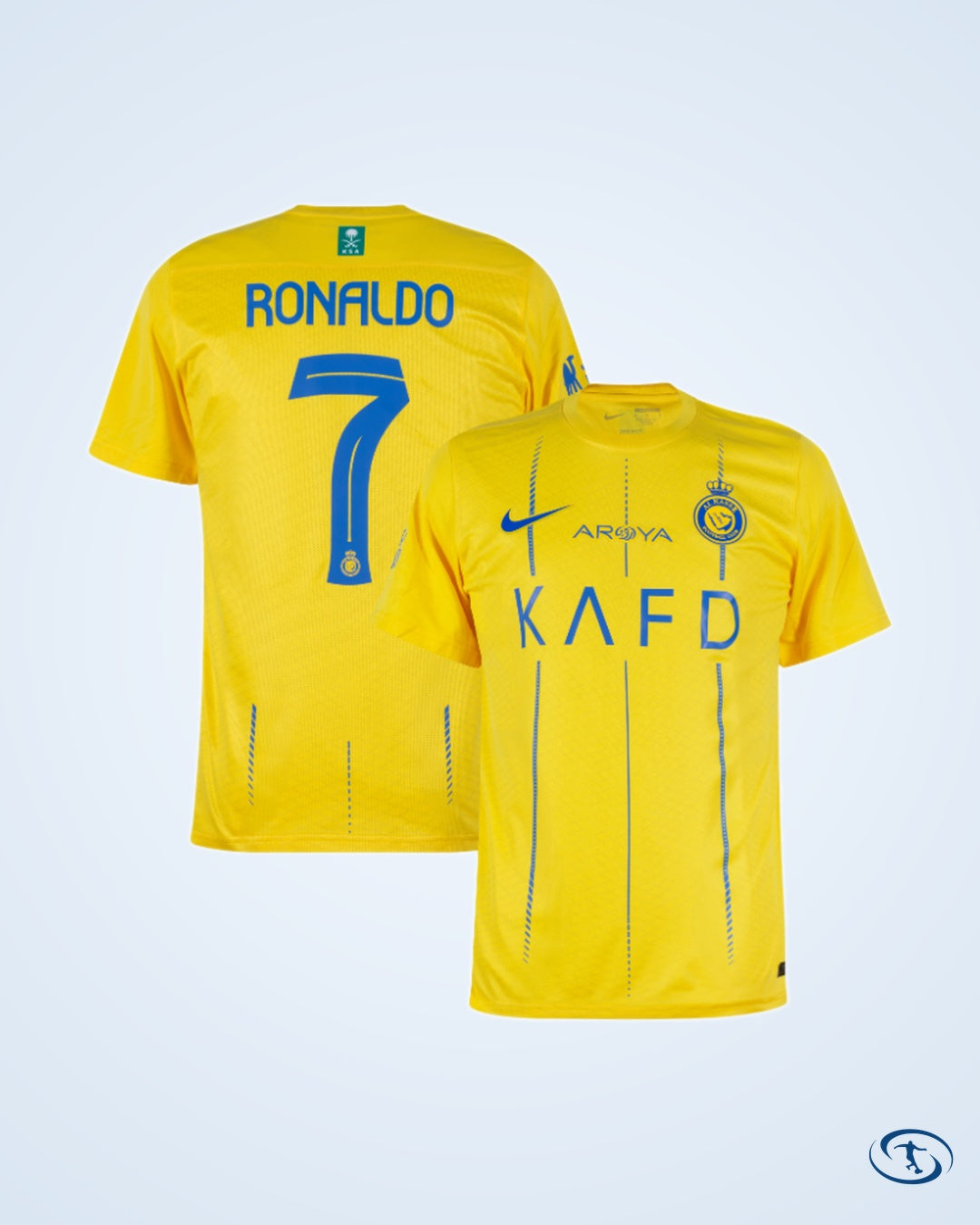 Al Nassr Home Ronaldo 7 Shirt 2023-2024 (Official Printing) - Men's