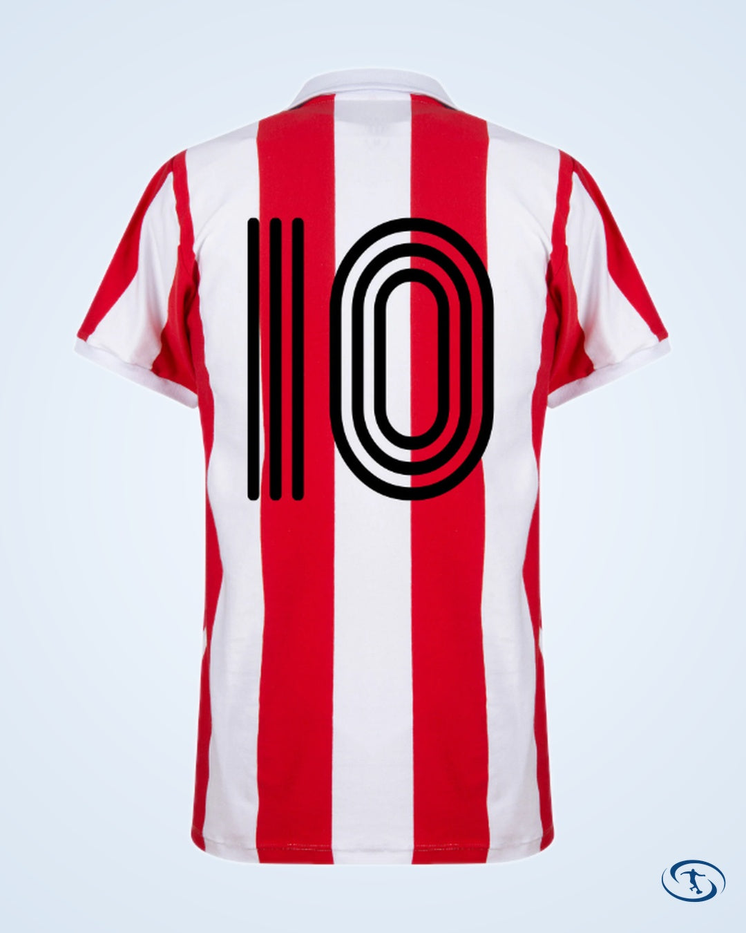 Internacional Home Retro No.10 Jersey 1909 (Retro Flock Printing) - Men's