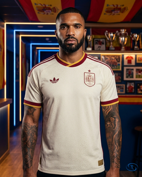 Camisa Espanha Away 2026/27 Jogador Adidas Masculino - Branco - Front View | Sant Sport