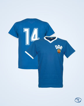 DDR Home Retro Number Shirt World Cup 1974 (Retro Printing)