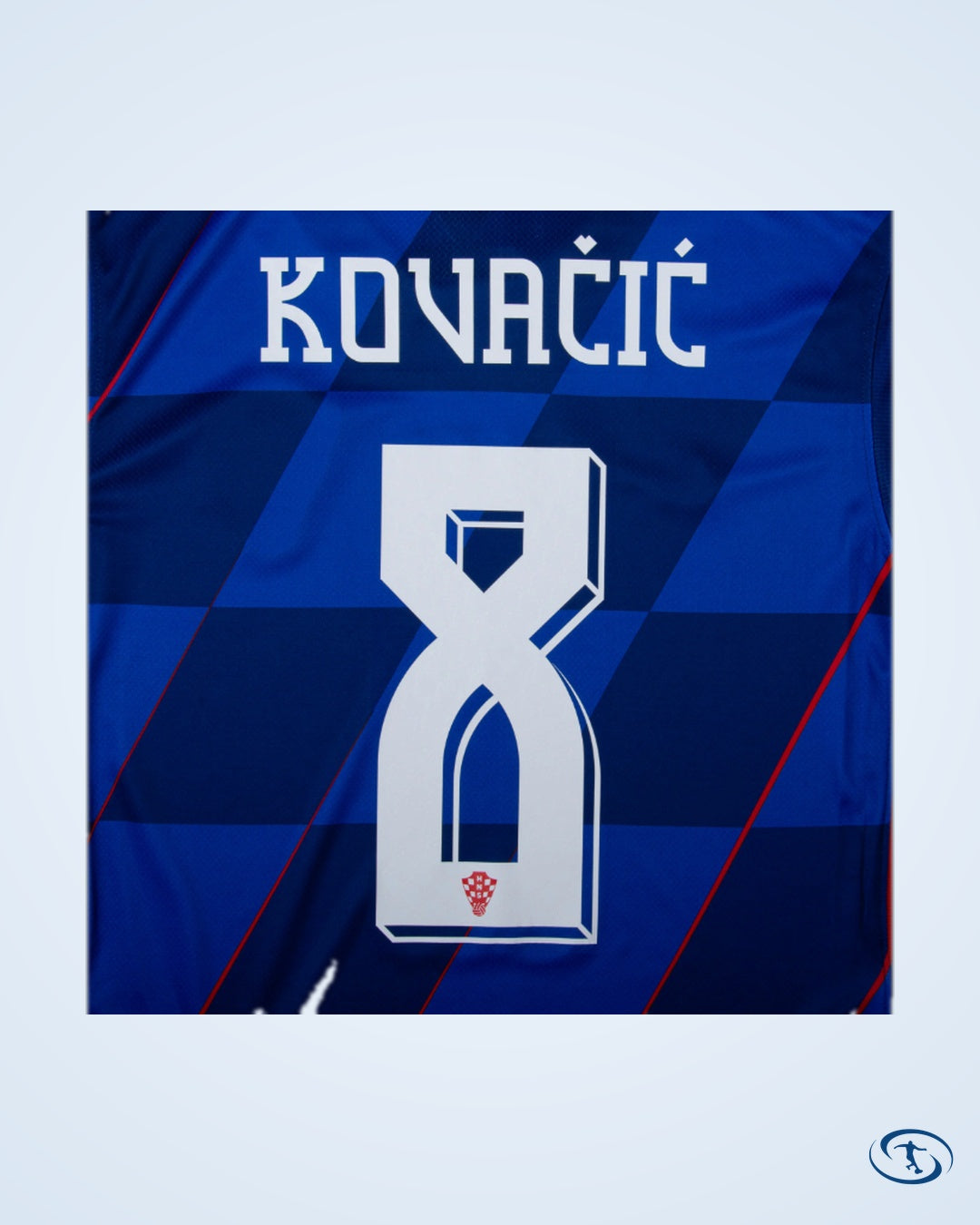 Croatia Away Player Number Shirt 2024-2025 (Official Printing) - Men's