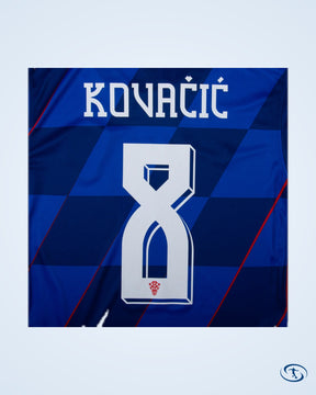 Croatia Away Player Number Shirt 2024-2025 (Official Printing) - Men's