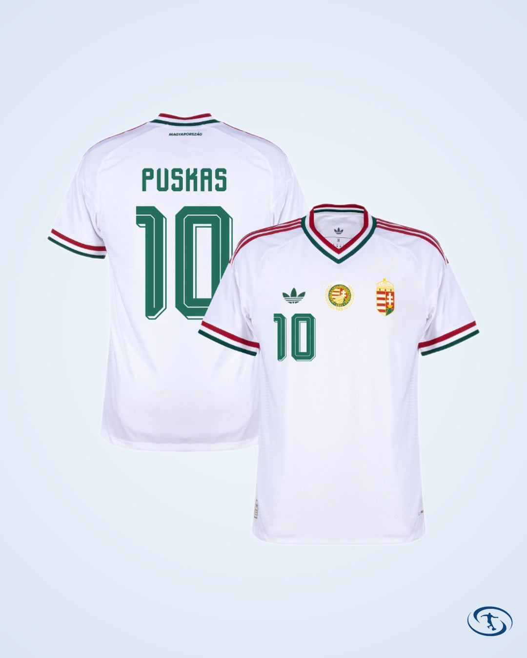 Hungary Authentic Away Puskas 10 Shirt 2026-2027 (Official Printing) - Men's | Sant Sport