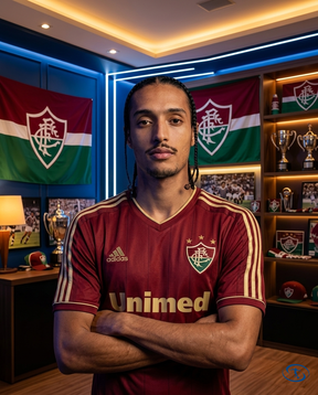Fluminense Jersey Retro 2012 Adidas Men's - Bordeaux e Dourado - Side View | Sant Sport