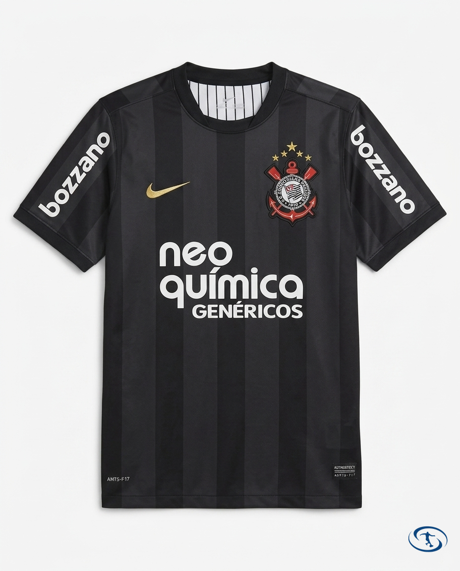 Corinthians Jersey Away Retro 2010 Men's Nike - Black - Packshot | Sant Sport