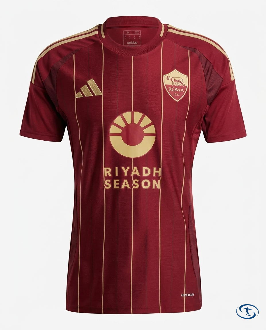 AS Roma Jersey Home 24/25 - Packshot | Sant Sport
