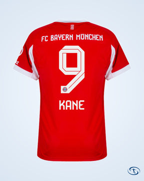 Bayern Munich Home Kane 9 KIDS Shirt 2025-2026 (Official Printing) - Kids