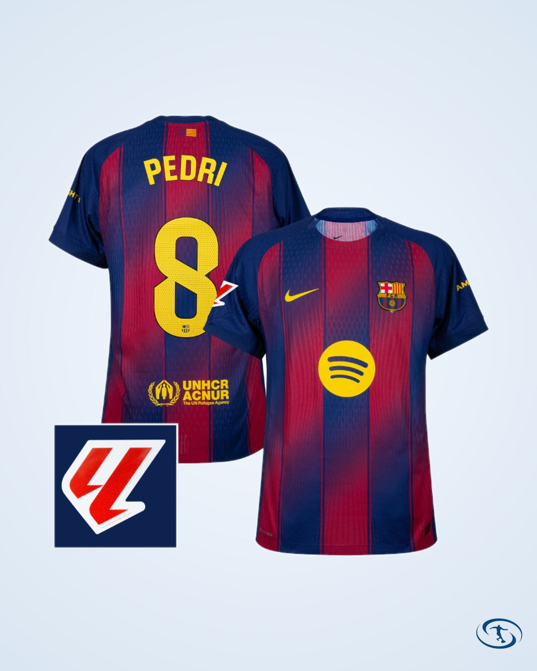 Barcelona Home Pedri 8 Shirt 2025-2026 - Men's