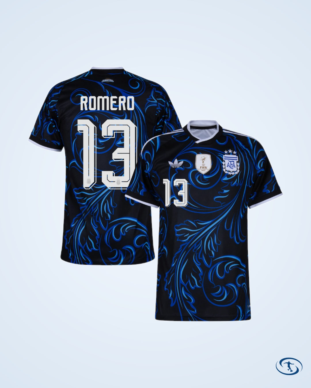 Argentina Away Player Number Shirt 2026-2027 (Official Printing) - Men's