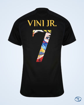Real Madrid 3rd Vini Jr. 7 Shirt 2023-2024 (Pre-Season Printing) - Size XL - Men's