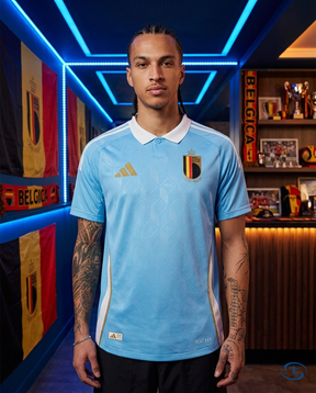 Camisa Bélgica Away Eurocopa 24/25 - Torcedor Adidas Masculino - Azul - Front View | Sant Sport