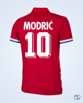 Croatia Home Retro Shirt 1991-1992 (Retro Flock Printing) - Men's