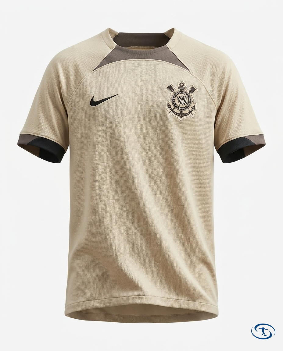 Corinthians Jersey Training 24/25 - Nike Men's - Beige - Packshot | Sant Sport
