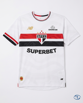 Sao Paulo FC I Jersey Home 2025 - Player Version New Balance Men's - White - Packshot | Sant Sport