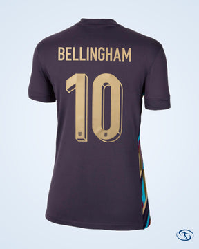 England Away Women's Bellingham 10 Shirt 2024-2025 - Size Women's XS - Women's