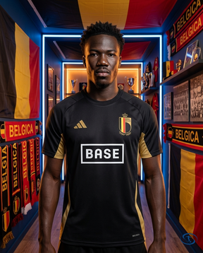 Short Bélgica Home 24/25 - Adidas Masculino - Preto - Front View | Sant Sport