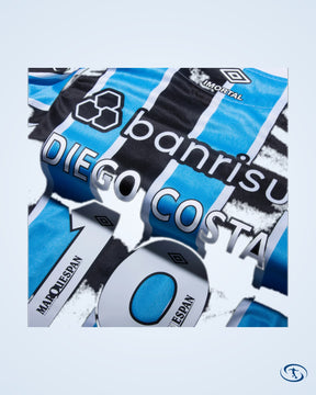 Gremio Home Diego Costa 19 Shirt 2024 (Official Printing) - Men's