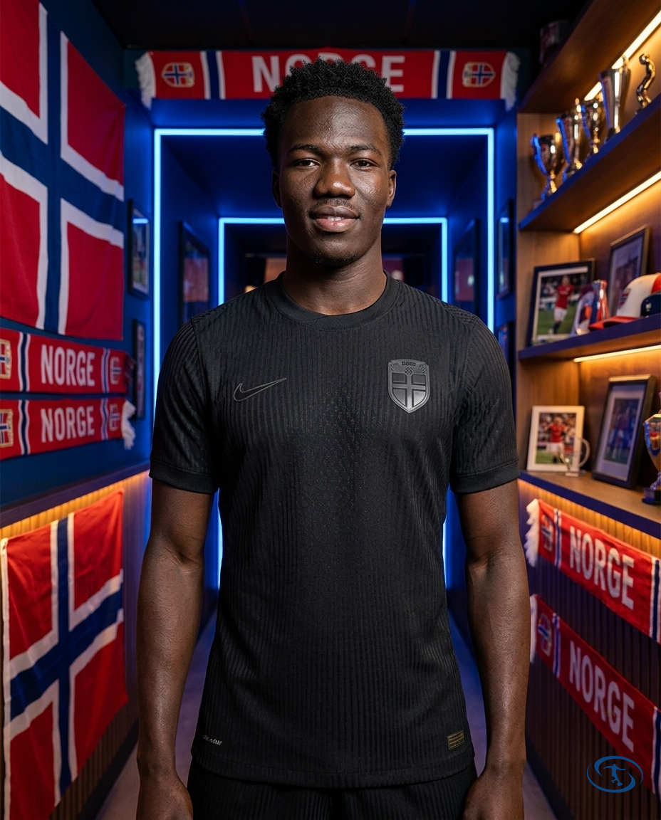 Camisa Noruega Away 2026/27 Jogador Nike Masculino - Preto - Front View | Sant Sport