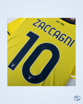 Mizuno Lazio Away Zaccagni 10 Shirt 2024-2025 (Official Printing) - Men's