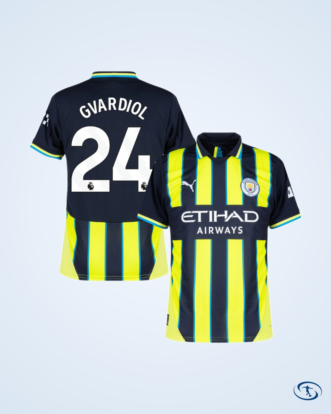 Man City Away Shirt 2024-2025 Fan Version (Premier League)